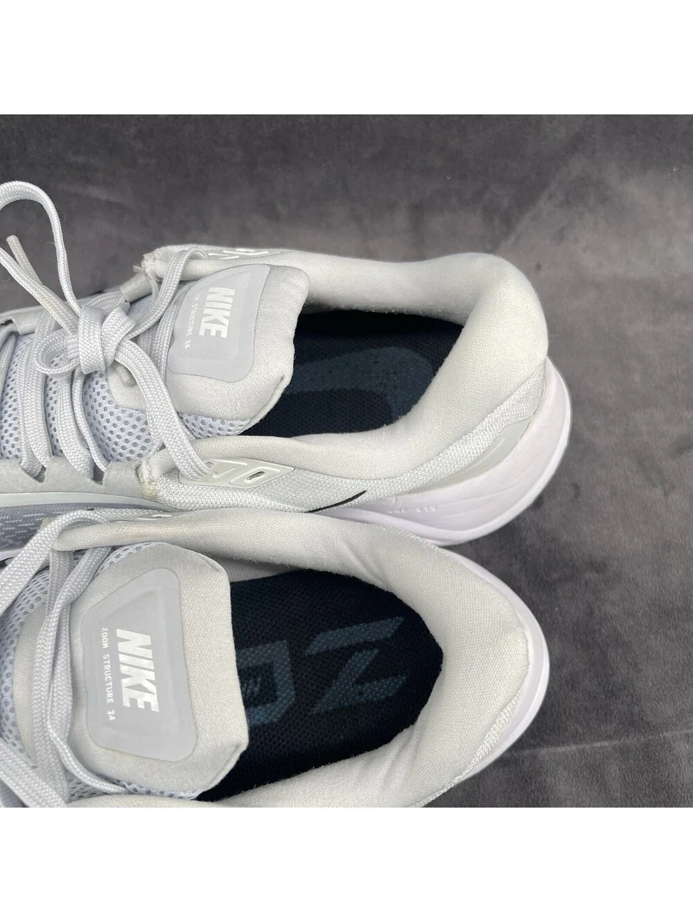 Nike Zoom Structure 24 Running Shoes Men’s US 11 White Black DA8535-004